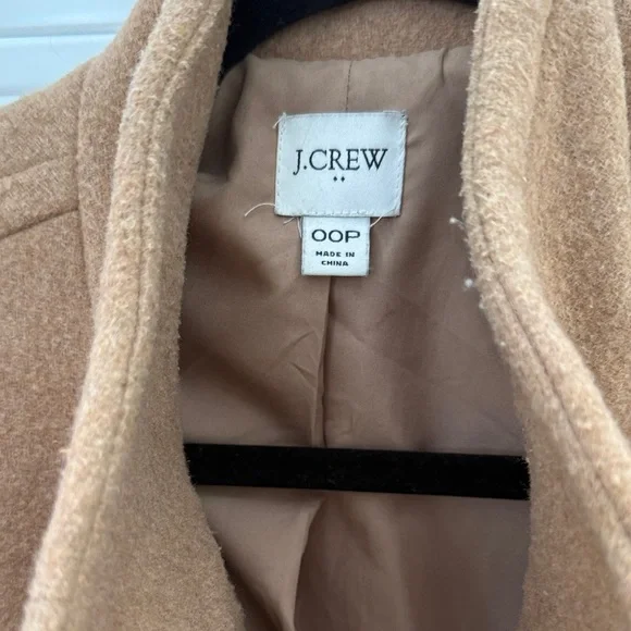 J. Crew Camel Wool Coat - Picture 2 of 5
